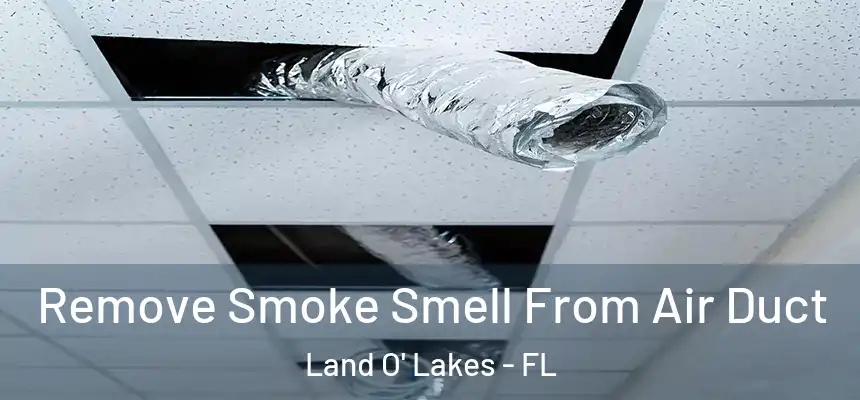 Remove Smoke Smell From Air Duct Land O' Lakes - FL